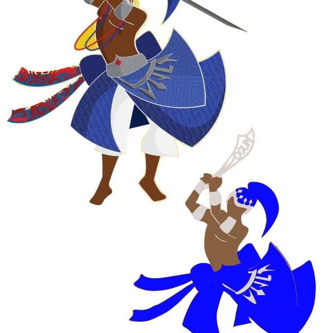 Arquivo de Corte Topo de Bolo  -  Os Orixás