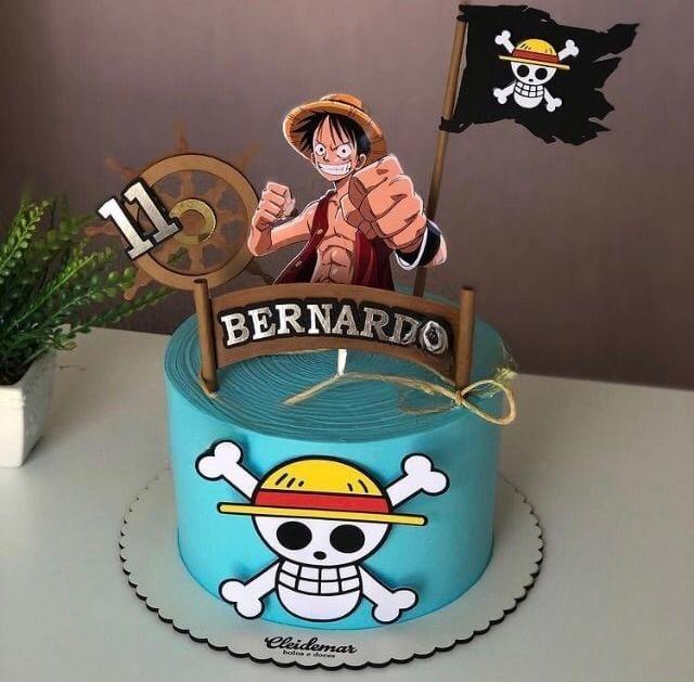 Arquivo de Corte Topo de Bolo  - One Piece