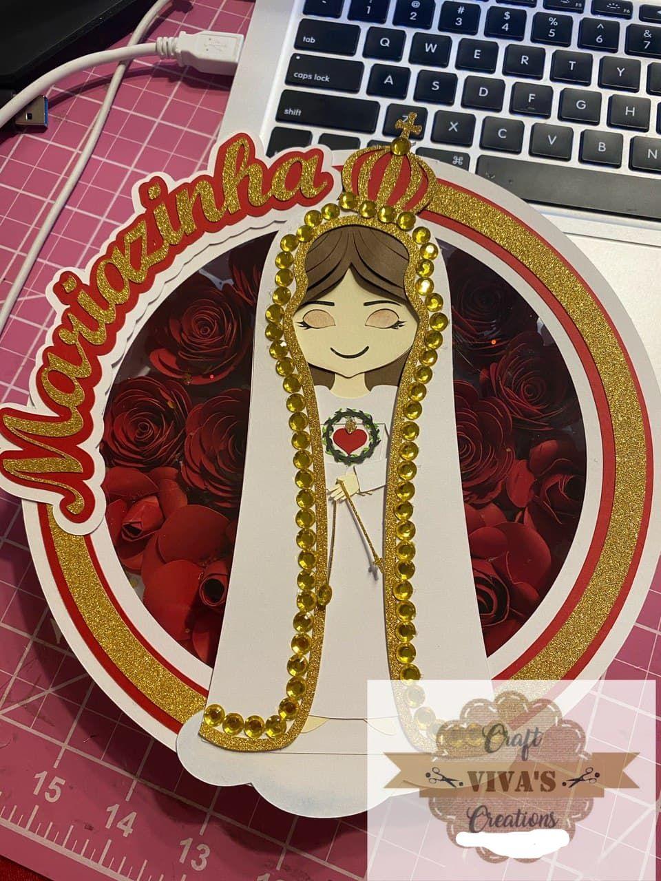 Arquivo de Corte Topo de Bolo  - Nossa Senhora