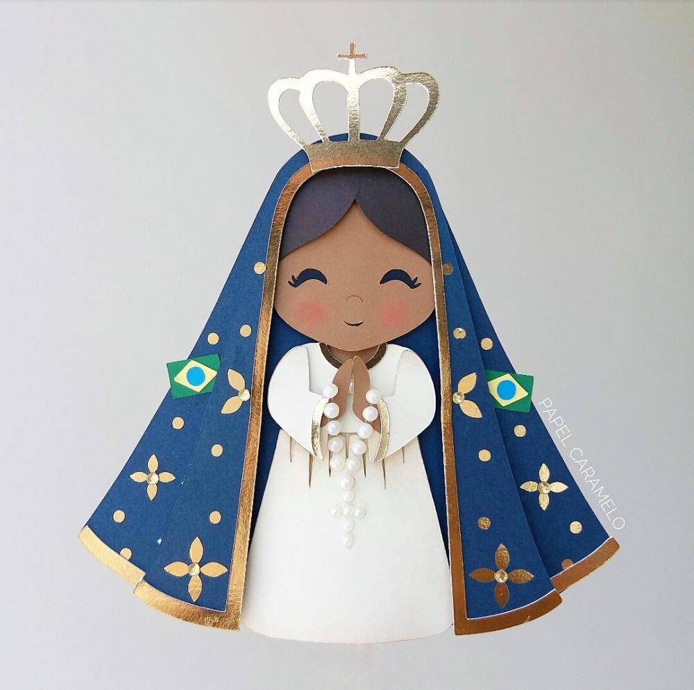 Arquivo de Corte Topo de Bolo  - Nossa Senhora