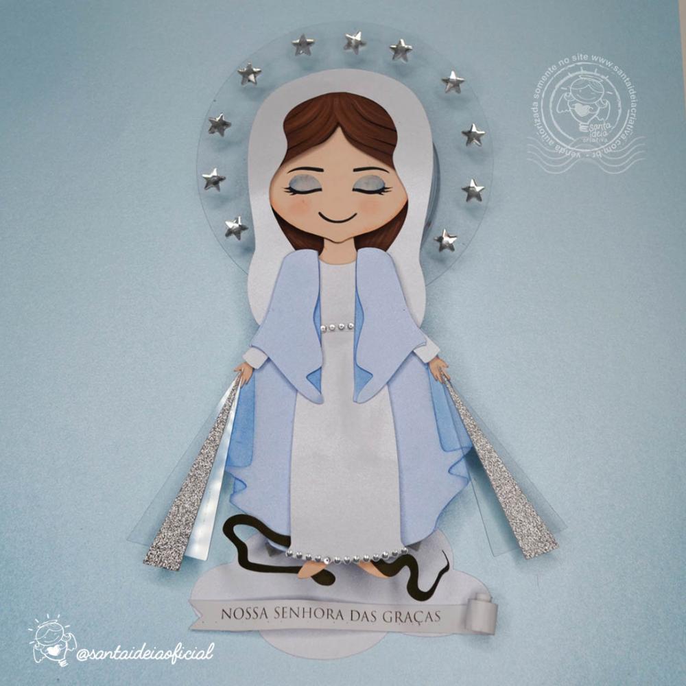 Arquivo de Corte Topo de Bolo  - Nossa Senhora