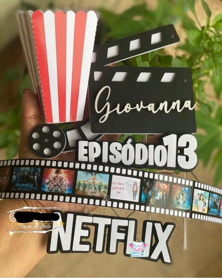 Arquivo de Corte Topo de Bolo  - Netflix
