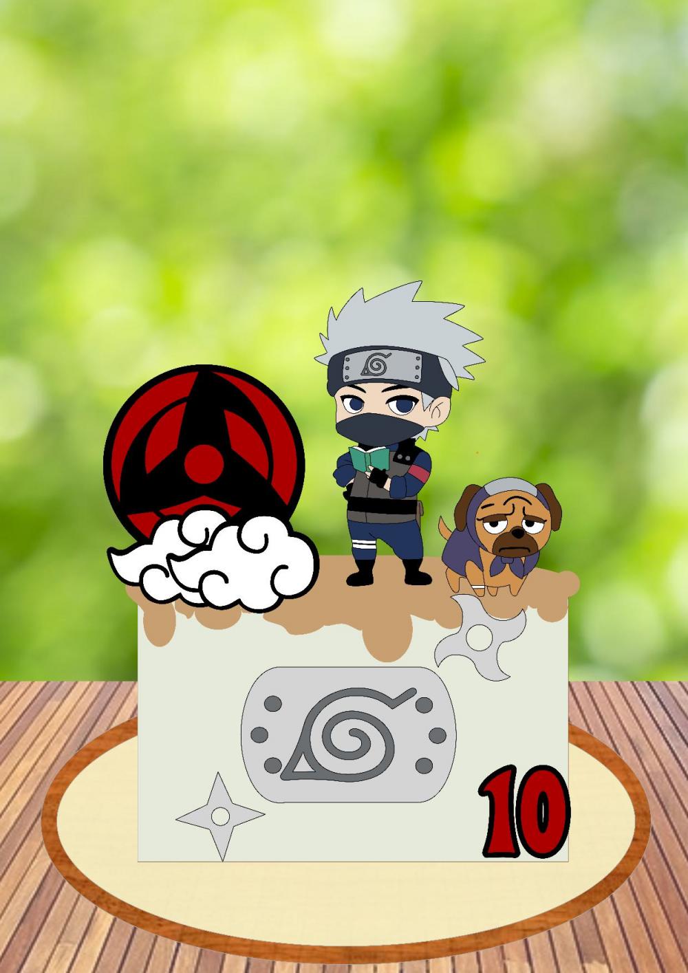 Arquivo de Corte Topo de Bolo  - Naruto