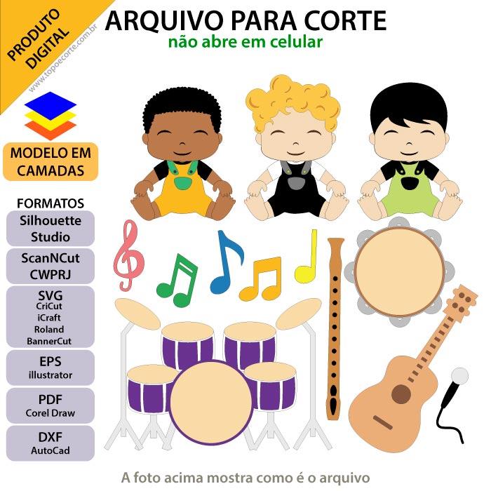Arquivo de Corte Topo de Bolo  - Música
