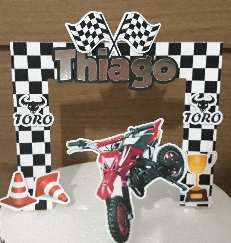 Arquivo de Corte Topo de Bolo  -  Moto