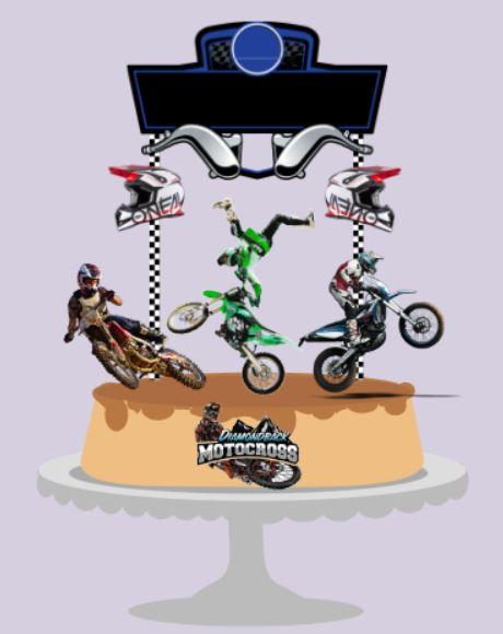 Arquivo de Corte Topo de Bolo  -  Moto