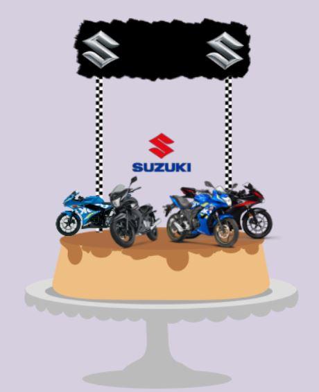 Arquivo de Corte Topo de Bolo  -  Moto