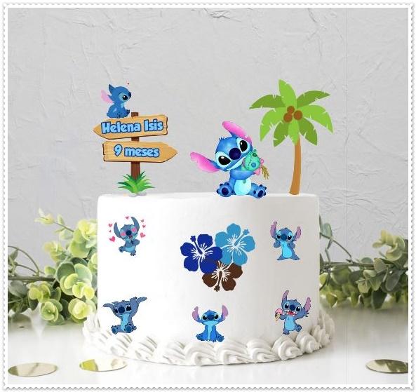 Arquivo de Corte Topo de Bolo  - Lilo e Stich