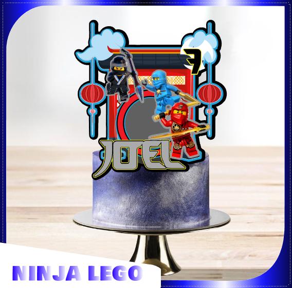 Arquivo de Corte Topo de Bolo  - Lego Ninjago
