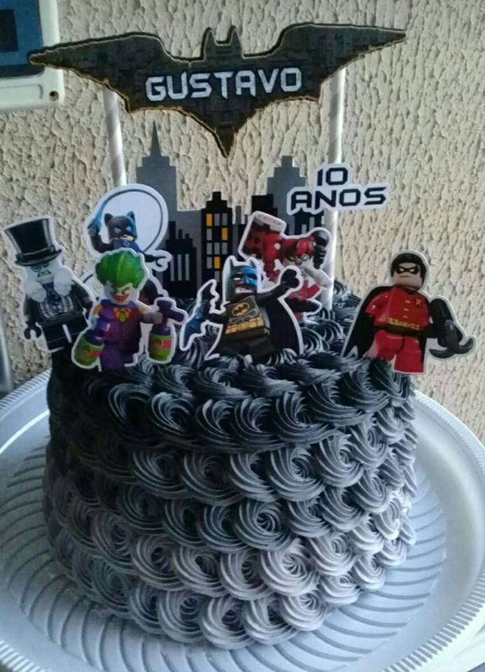 Arquivo de Corte Topo de Bolo  - Lego
