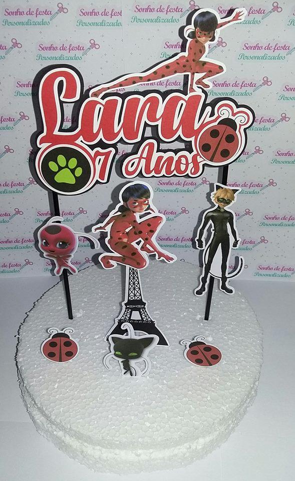 Arquivo de Corte Topo de Bolo  - Leidy Bug
