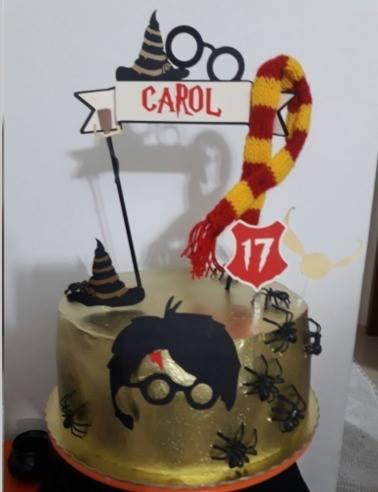 Arquivo de Corte Topo de Bolo  -     Harry Potter