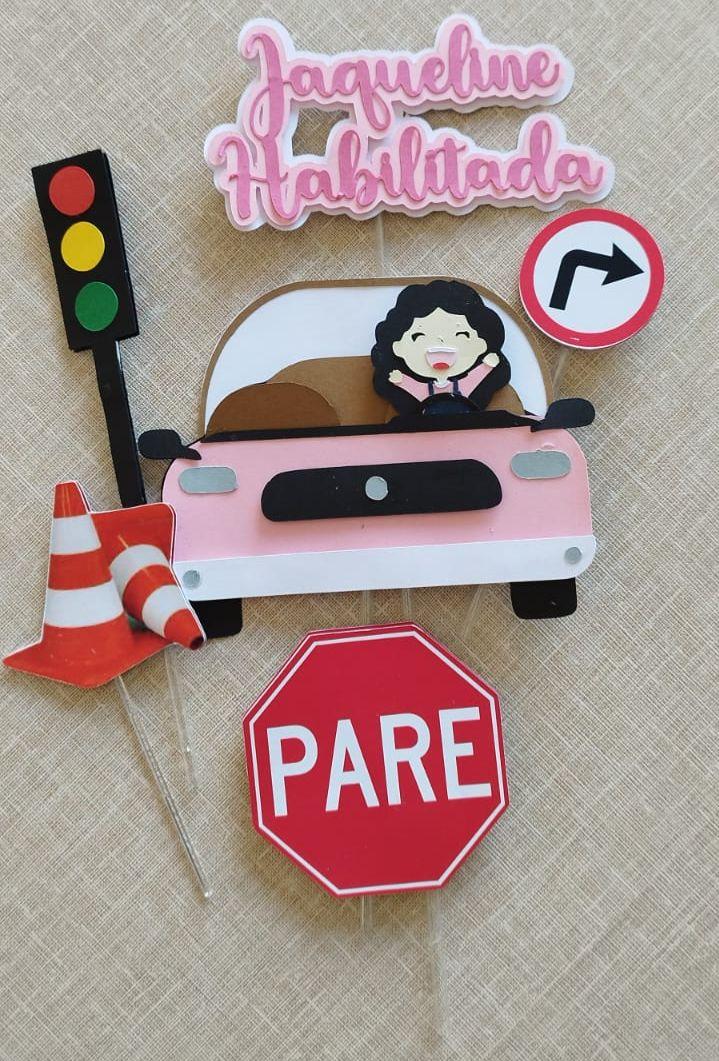 Arquivo de Corte Topo de Bolo  -    Habilitação