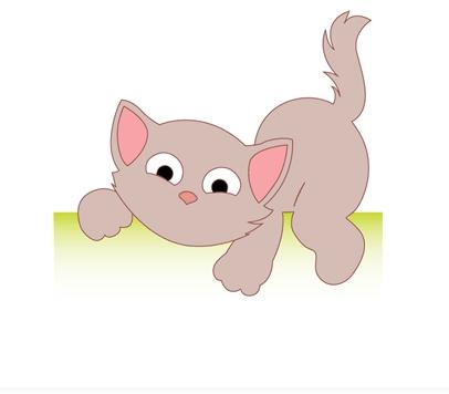 Arquivo de Corte Topo de Bolo  - Gatinho