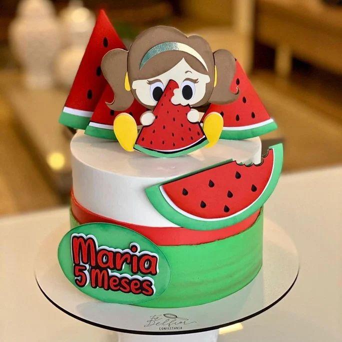 Arquivo de Corte Topo de Bolo  -  Frutas