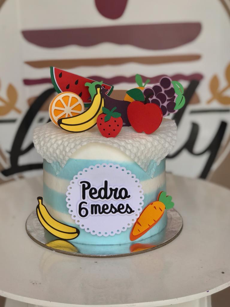 Arquivo de Corte Topo de Bolo  -  Frutas