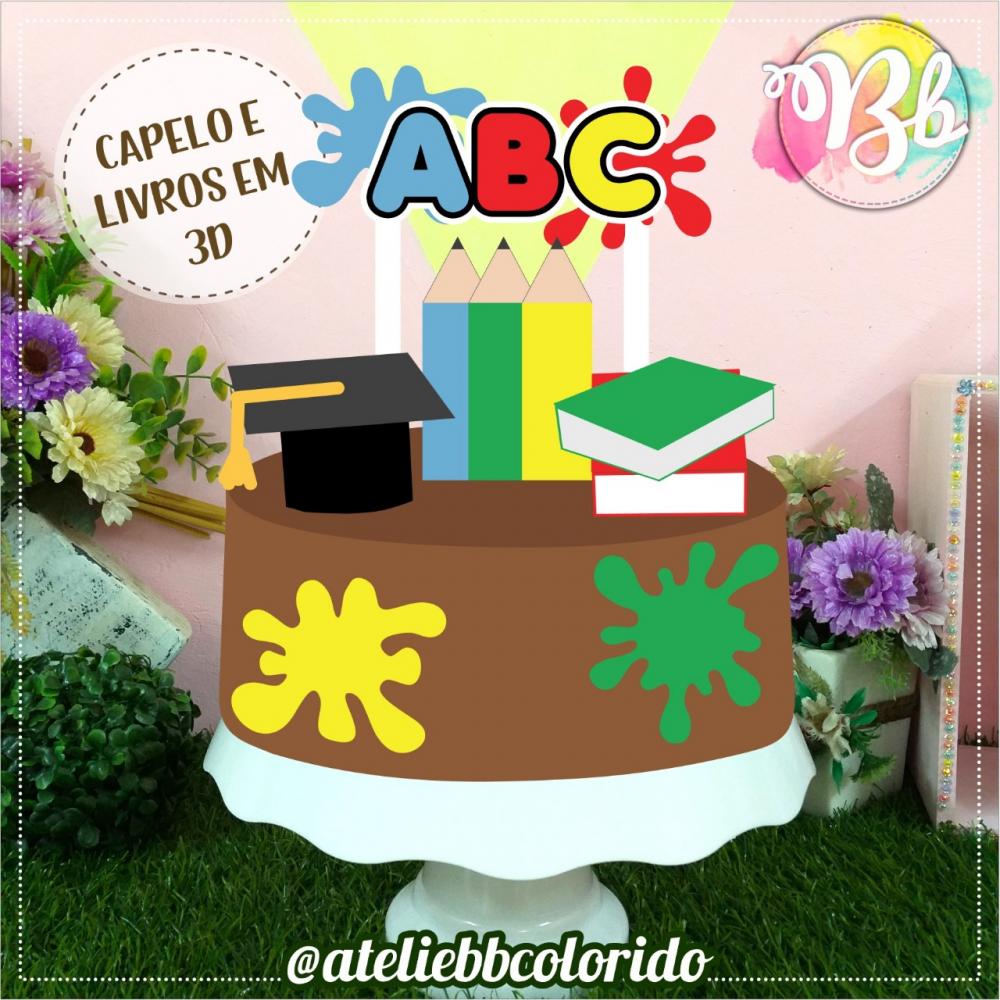 Arquivo de Corte Topo de Bolo  -   Formatura