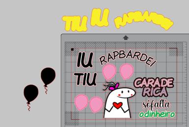 Arquivo de Corte Topo de Bolo  -   Flork (Bentô Cake)