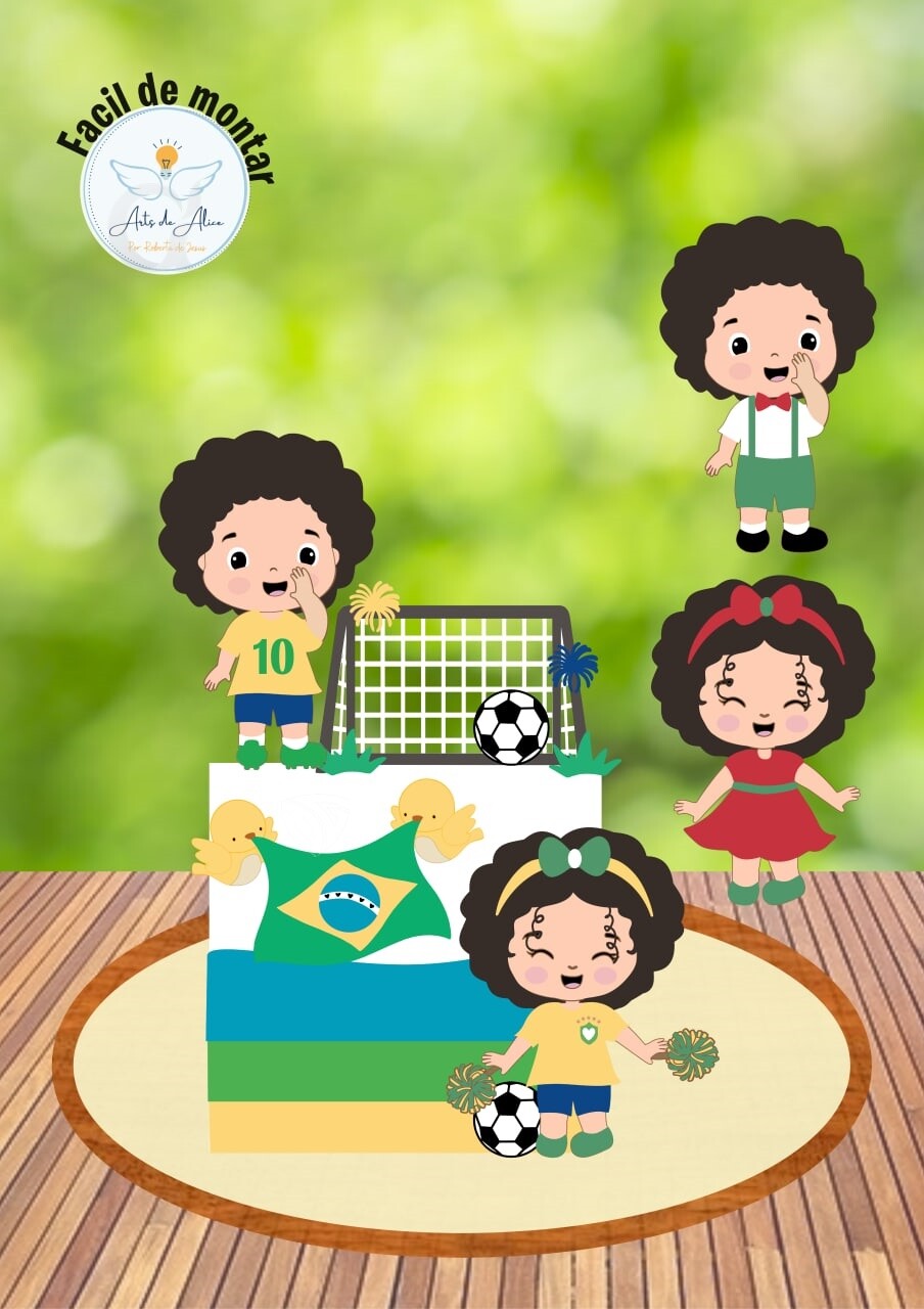 Arquivo de Corte Topo de Bolo  - Copa do Mundo