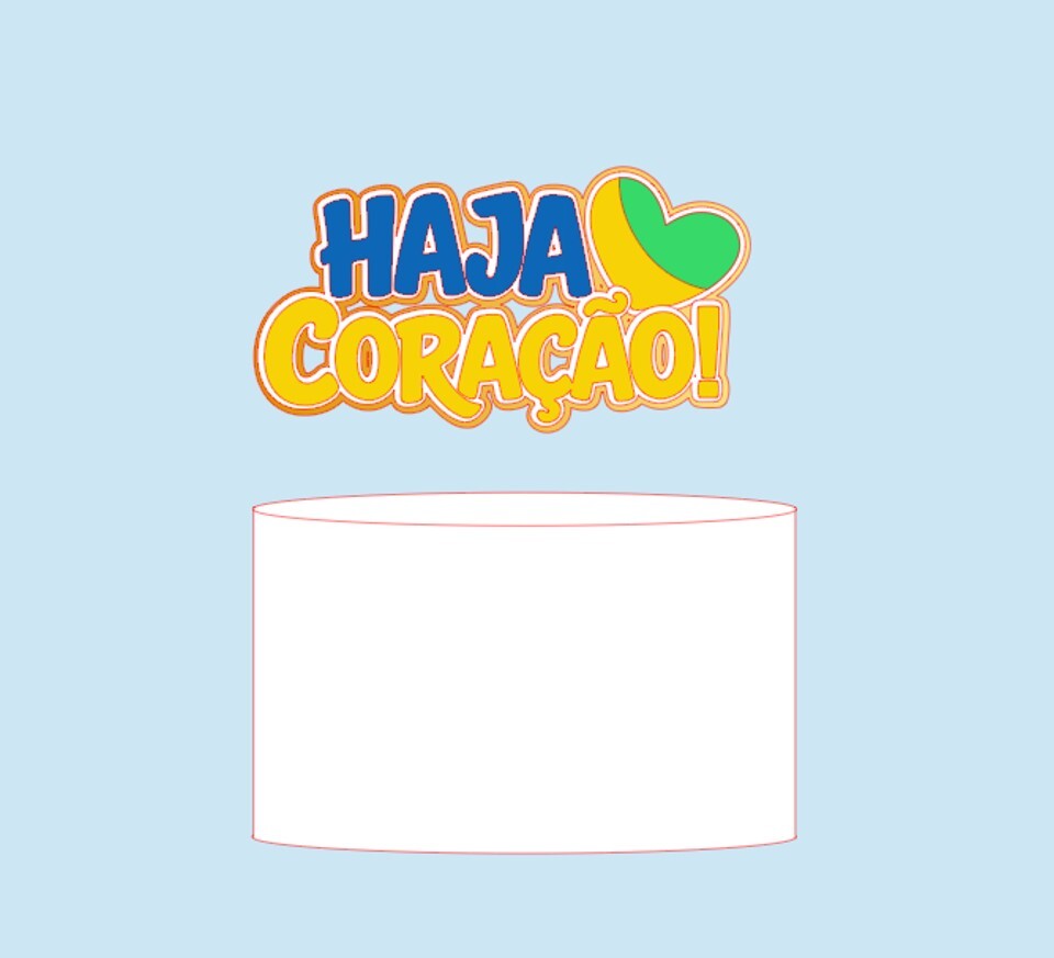 Arquivo de Corte Topo de Bolo  - Copa do Mundo