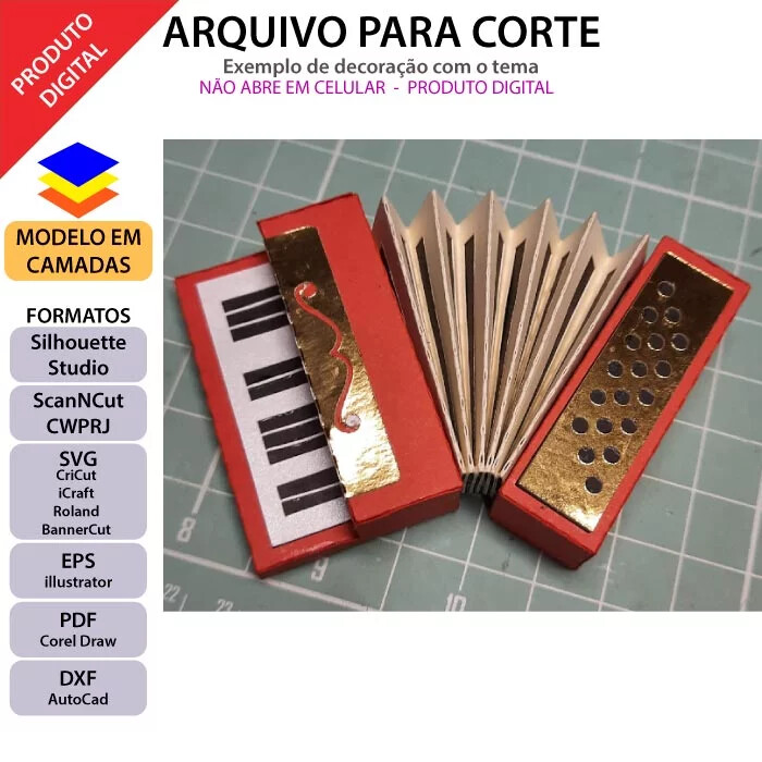 Arquivo de Corte Topo de Bolo  - Festa Junina