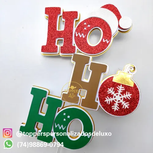 Arquivo de Corte Topo de Bolo - Natal