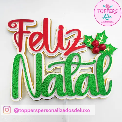 Arquivo de Corte Topo de Bolo - Natal