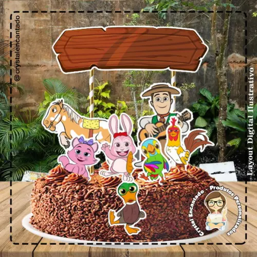 Arquivo de Corte Topo de Bolo - Zenon