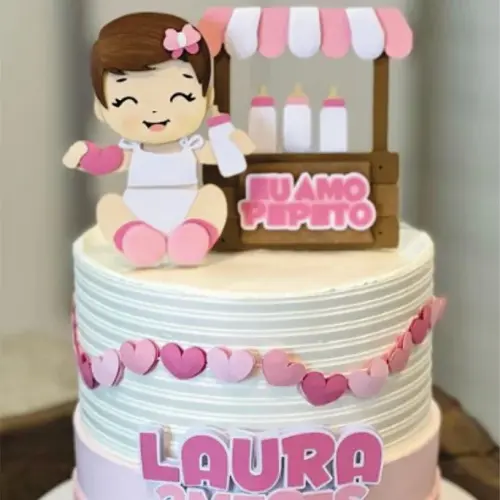 Arquivo de Corte Topo de Bolo - Vaquinha