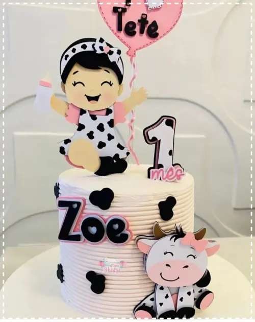 Arquivo de Corte Topo de Bolo - Vaquinha