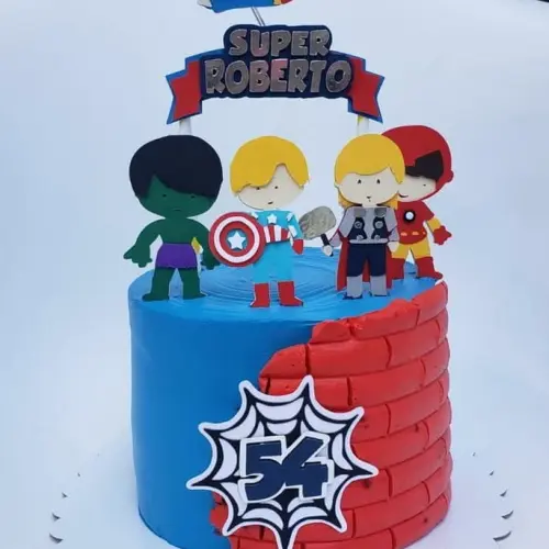 Arquivo de Corte Topo de Bolo  - Vingadores