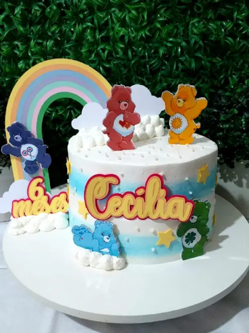 Arquivo de Corte Topo de Bolo -  Ursinhos Carinhosos