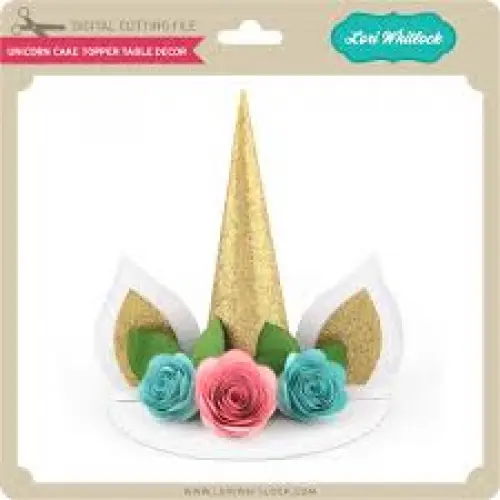 Arquivo de Corte Topo de Bolo -  UNICÓRNIO