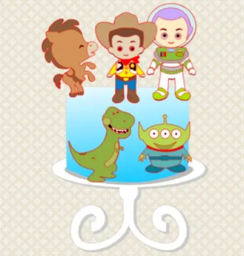 Arquivo de Corte Topo de Bolo -TOY STORY