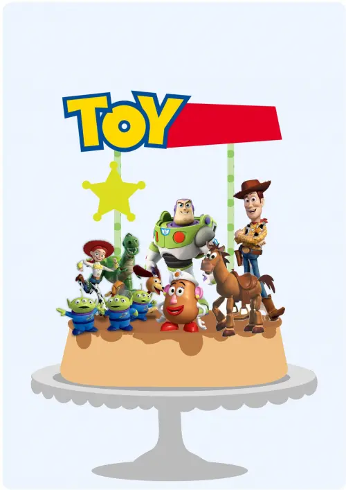 Arquivo de Corte Topo de Bolo -TOY STORY