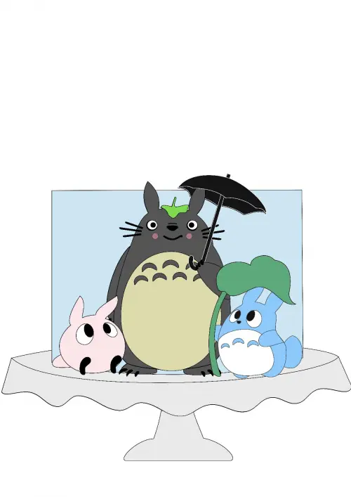 Arquivo de Corte Topo de Bolo -TOTORO