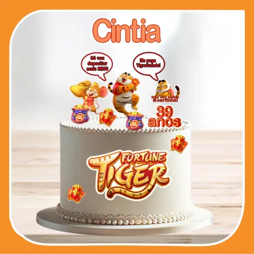 Arquivo de Corte Topo de Bolo - TIGRINHO