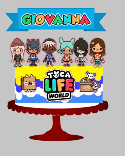 Arquivo de Corte Topo de Bolo -  Life Word