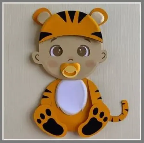 Arquivo de Corte Topo de Bolo - Tigre