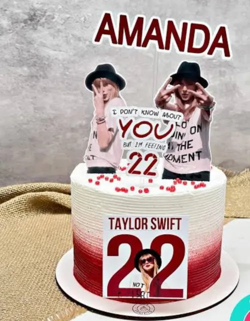 Arquivo de Corte Topo de Bolo -  Taylor Swift