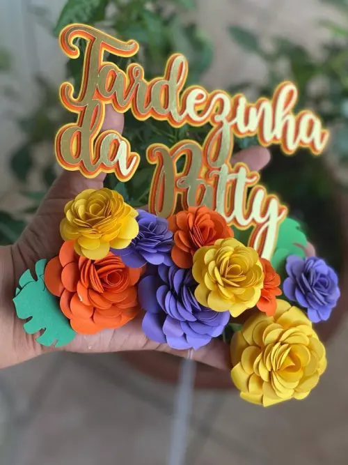 Arquivo de Corte Topo de Bolo -  Tardezinha