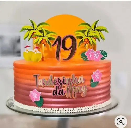 Arquivo de Corte Topo de Bolo -  Tardezinha