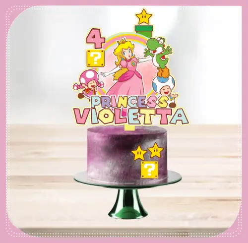 Arquivo de Corte Topo de Bolo -SUPER MARIO