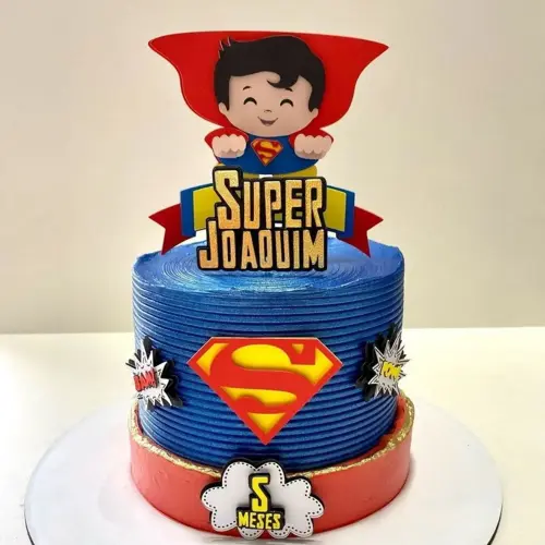 Arquivo de Corte Topo de Bolo -SUPER HOMEM