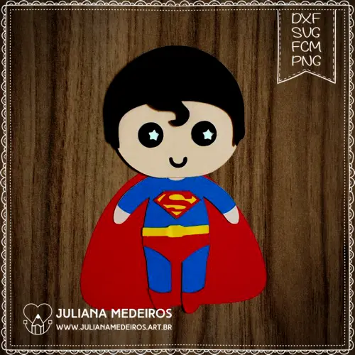 Arquivo de Corte Topo de Bolo -SUPER HOMEM