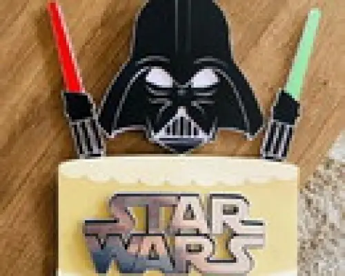 Arquivo de Corte Topo de Bolo -  Star Wars