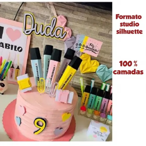 Arquivo de Corte Topo de Bolo -   Stabilo