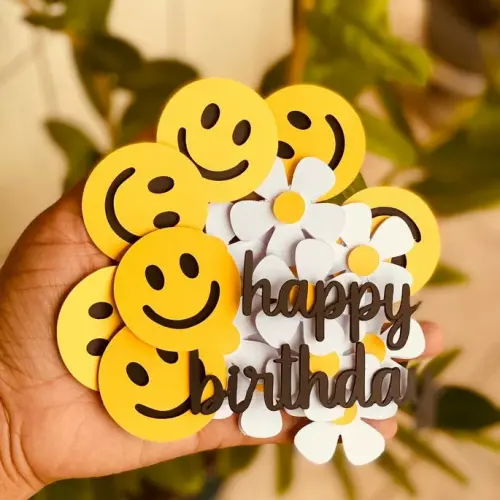 Arquivo de Corte Topo de Bolo -  Smile