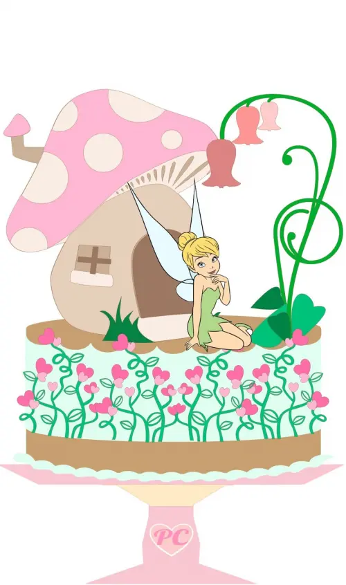 Arquivo de Corte Topo de Bolo -  SININHO - TINKER BELL