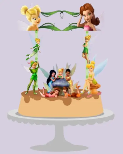 Arquivo de Corte Topo de Bolo -  SININHO - TINKER BELL